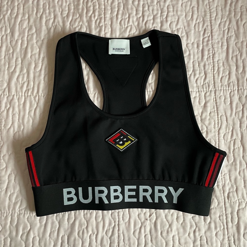 Burberry Black Sports Bra